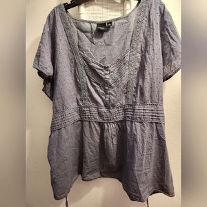 Sonoma 3x top with design embroidery